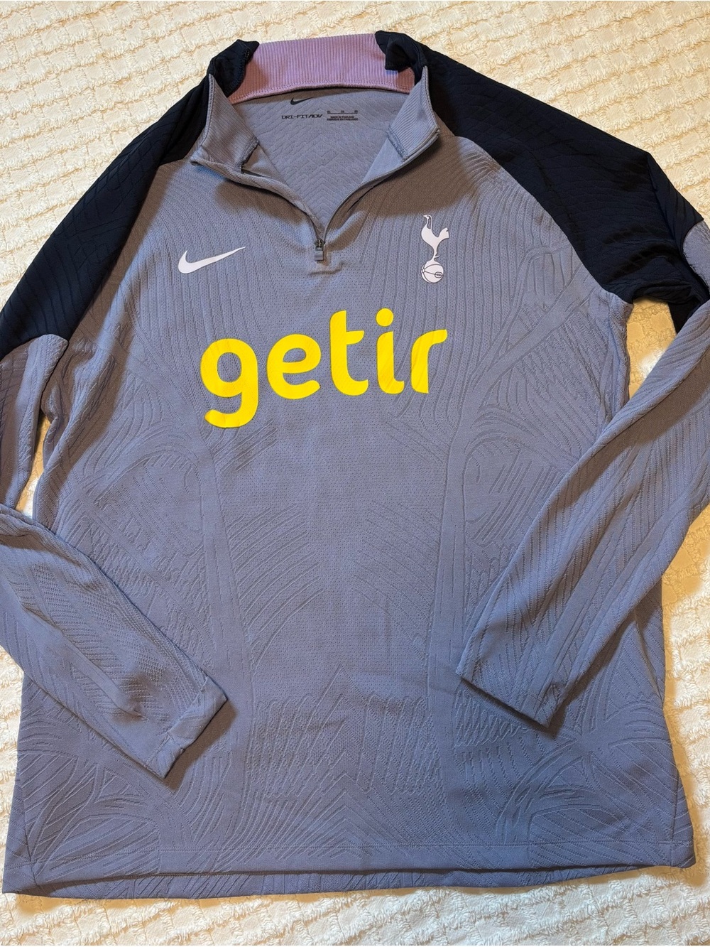 Nike Purple and Grey Dri-FIT/ADV Athletic Top